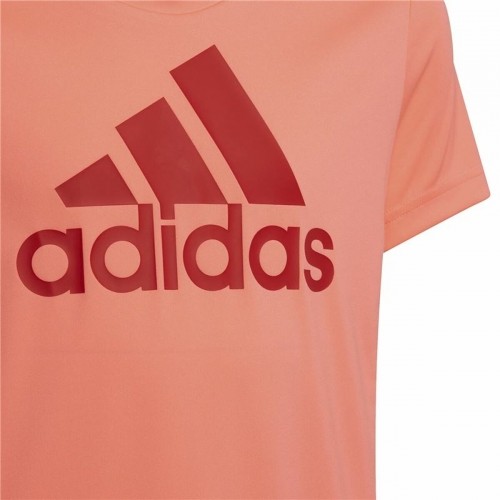 Krekls ar Īsām Piedurknēm Bērniem Adidas Designed to Move Laša krāsas image 5