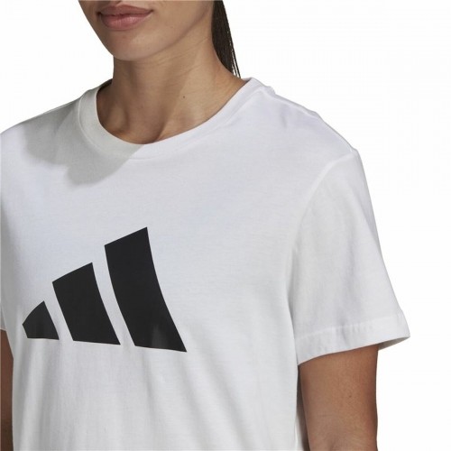 Sieviešu Krekls ar Īsām Piedurknēm Adidas Future Icons Balts image 5