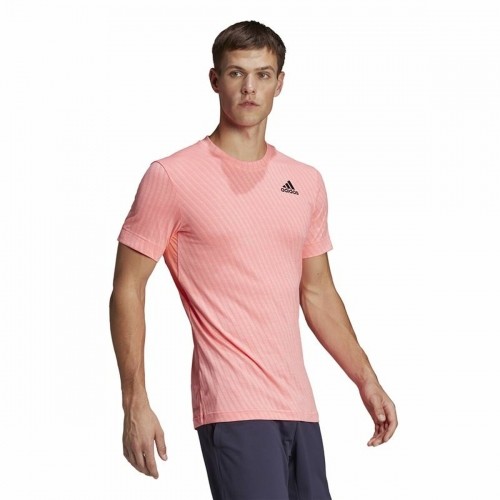 Футболка с коротким рукавом мужская Adidas Freelift Розовый image 5