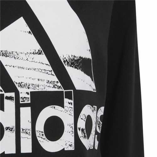 Толстовка без капюшона детская Adidas Sweat Logo Чёрный image 5