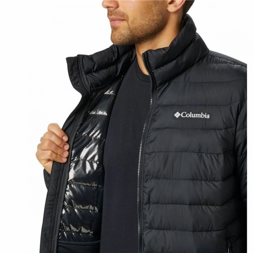 Мужская спортивная куртка Columbia Powder Lite Чёрный image 5