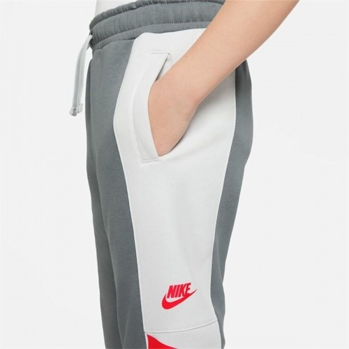 Children's Tracksuit Bottoms Nike Sportswear  White Dark grey image 5