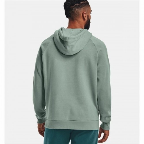 Men’s Hoodie Under Armour Rival Big Logo Green image 5