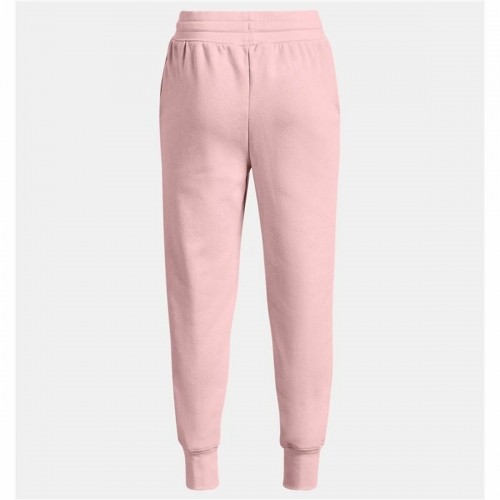 Children's Tracksuit Bottoms Under Armour Rival Fleece Pink image 5