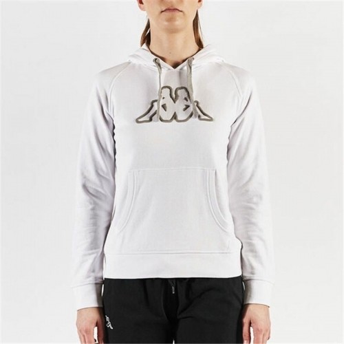 Women’s Hoodie Kappa White image 5