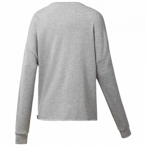 Men’s Sweatshirt without Hood Reebok Foil Crew Light grey image 5