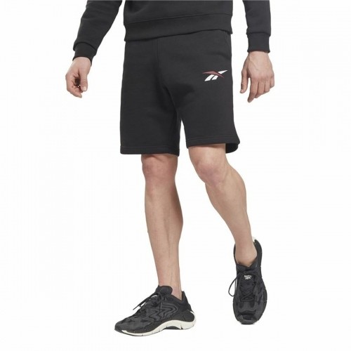 Men's Sports Shorts Reebok Vector Fleece Black image 5