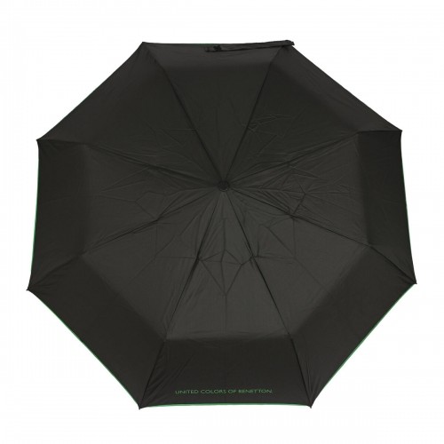 Foldable Umbrella Benetton Black (Ø 93 cm) image 5