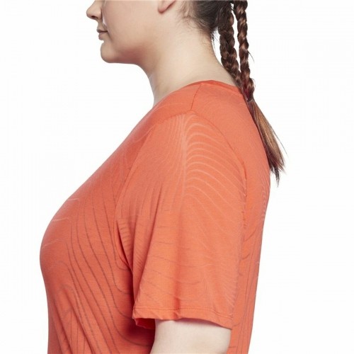 Sieviešu Krekls ar Īsām Piedurknēm Reebok Burnout Oranžs image 5