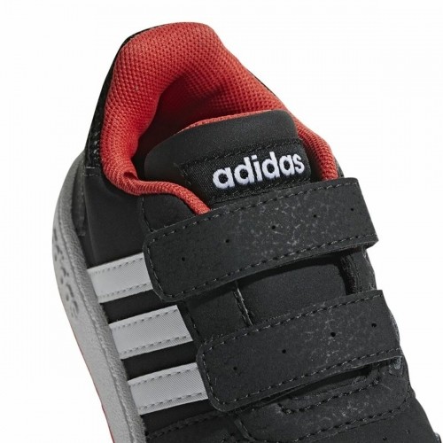 Sports Shoes for Kids Adidas Hoops 2.0 Black image 5