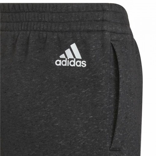 Bērnu Sporta Tērpu Bikses Adidas Future Icons 3 Stripes Melns image 5