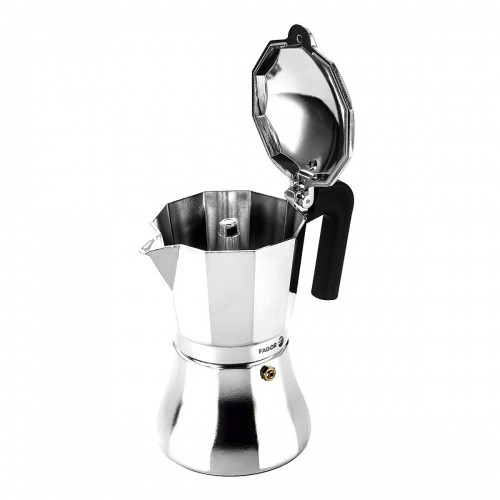 Italian Coffee Pot FAGOR Cupy Aluminium 6 Cups image 5
