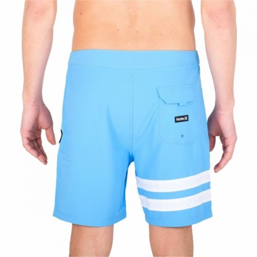 Men’s Bathing Costume Hurley Block Party 18" Sky blue image 5