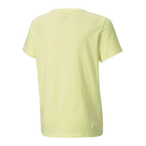 Child's Short Sleeve T-Shirt Puma  Alpha Graphic Yellow image 5