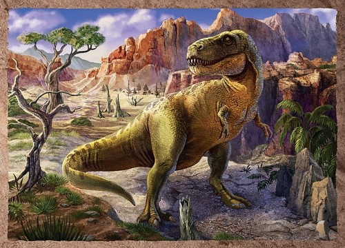 Trefl Puzzles TREFL Pužļu komplekts 4in1 Dinozauri image 5