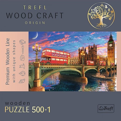 Trefl Puzzles TREFL Пазл из дерева Лондон 500+1 шт. image 5