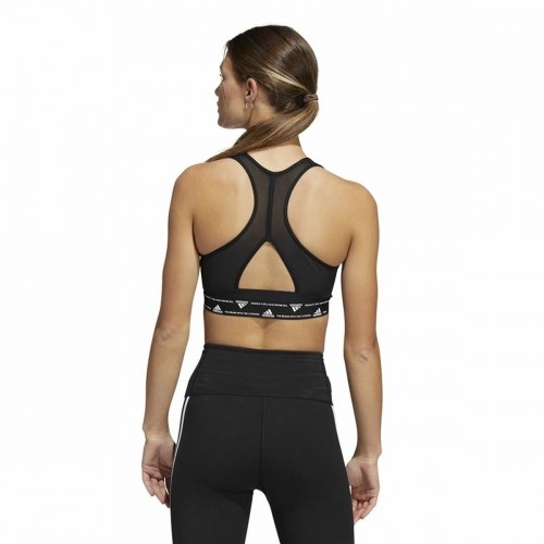 Sports Bra Adidas Powerreact Black image 5