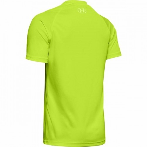 Children’s Short Sleeve T-Shirt Under Armour Tech Big Logo Yellow image 5