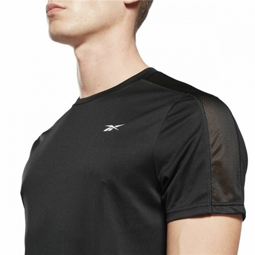 Men’s Short Sleeve T-Shirt Reebok Workout Ready Tech Black image 5