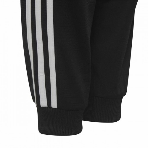Bērnu Sporta Tērps Adidas Essentials Shiny 3 Stripes Melns image 5
