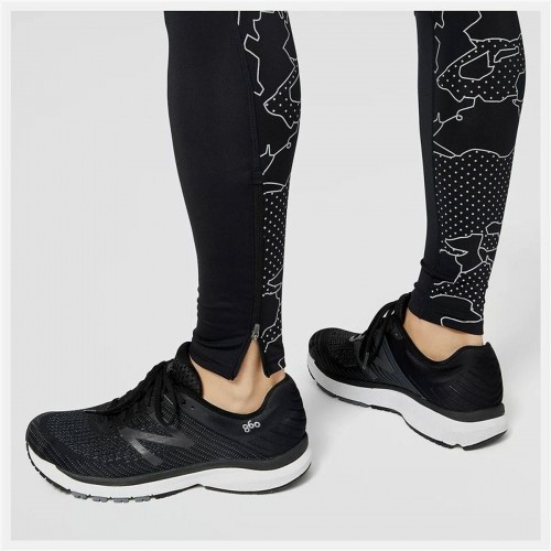 Sports Leggings for Men New Balance Reflective Accelerate Black image 5