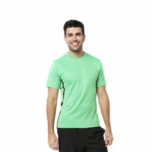 Спортивная футболка с коротким рукавом Puma Running Зеленый image 5