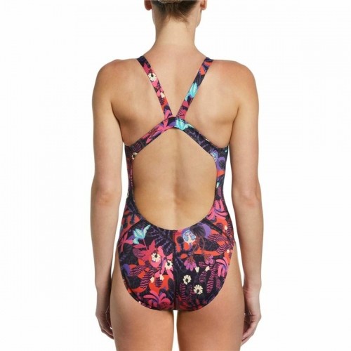 Women’s Bathing Costume Nike Fastback flora Purple image 5