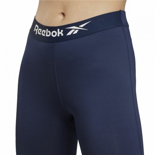 Sport leggings for Women Reebok Workout Ready Navy Blue image 5