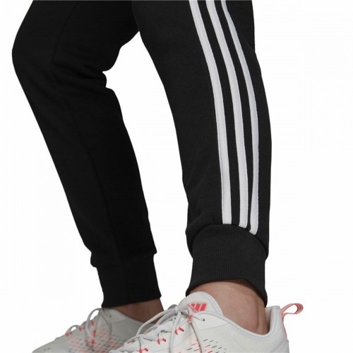 Длинные спортивные штаны Adidas Essentials French Terry 3 Stripes Женщина Чёрный image 5