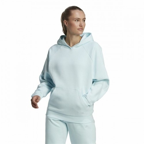 Sieviešu Sporta Krekls ar Kapuci Adidas All Szn Fleece Zils image 5