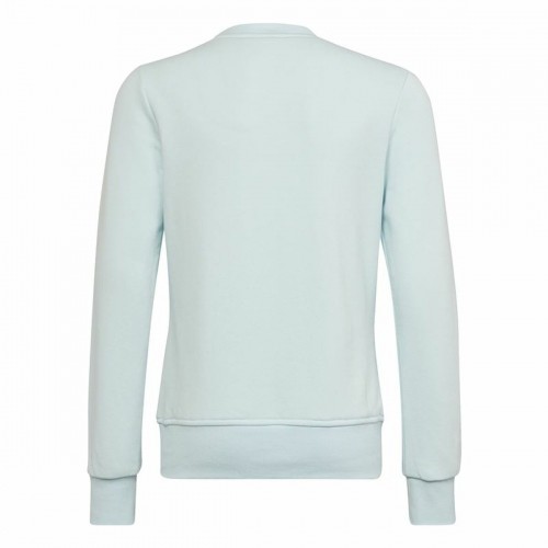 Hoodless Sweatshirt for Girls Adidas Essentials Cyan image 5