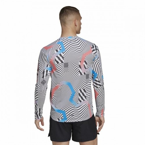 Men’s Long Sleeve T-Shirt Adidas Terrex Primeblue Trail White image 5