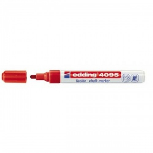 Жидкие маркеры Edding 4095 Красный 10 штук image 5