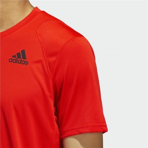 Vīriešu Krekls ar Īsām Piedurknēm Adidas Tiro Winterized Sarkans image 5