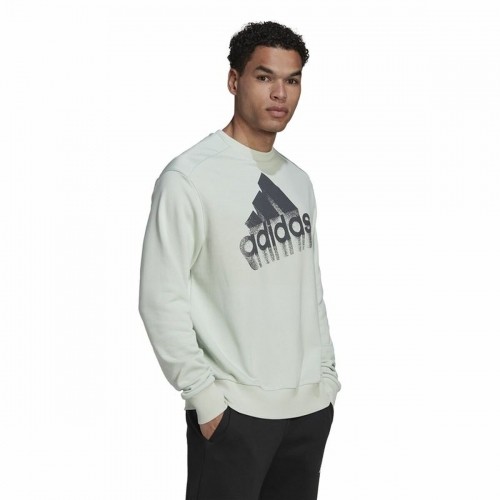 Unisex Sporta Krekls bez Kapuča Adidas Essentials Brand Love Tirkīzs image 5