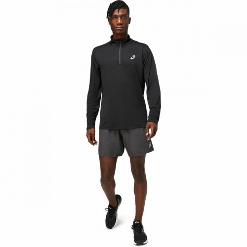 Футболка с длинным рукавом мужская Asics Core 1/2 Чёрный С застежкой-молнией image 5