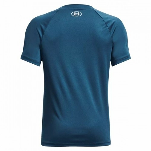 Child's Short Sleeve T-Shirt Under Armour Big Logo Blue image 5