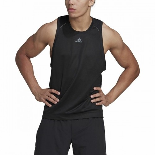 Мужская футболка без рукавов Adidas HIIT Spin Training Чёрный image 5