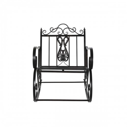 Šūpuļkrēsls DKD Home Decor Melns Metāls Alumīnijs (63 x 89 x 92 cm) image 5