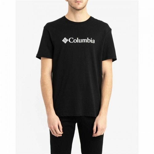 Vīriešu Krekls ar Īsām Piedurknēm Columbia Melns image 5