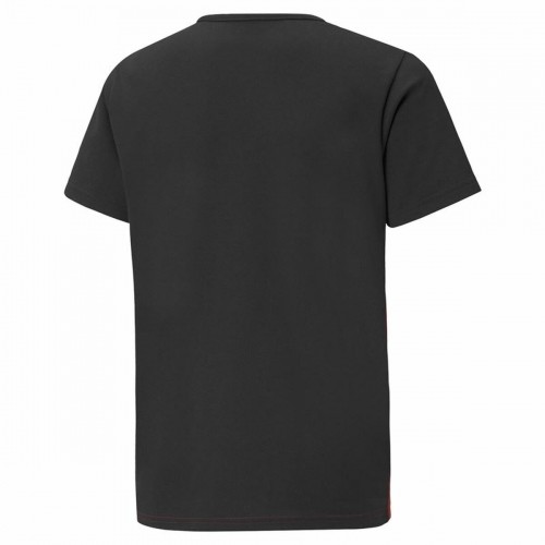 Child's Short Sleeve T-Shirt Puma individualRISE Red Black image 5
