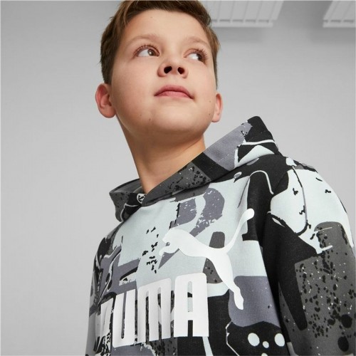 Толстовка с капюшоном детская Puma Essentials+ Street Art Чёрный Серый image 5