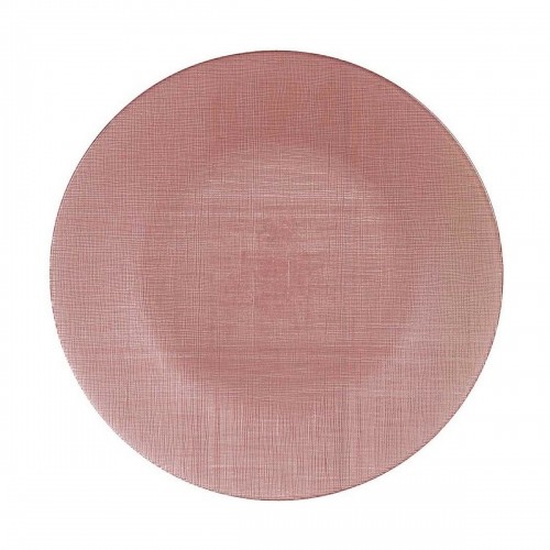 Vivalto Плоская тарелка Rozā Stikls (32,5 x 2 x 32,5 cm) (6 gb.) image 5