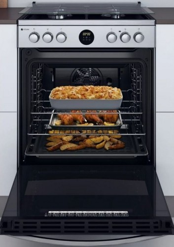 Gas stove with electric oven Indesit IS67G8CHXE image 5