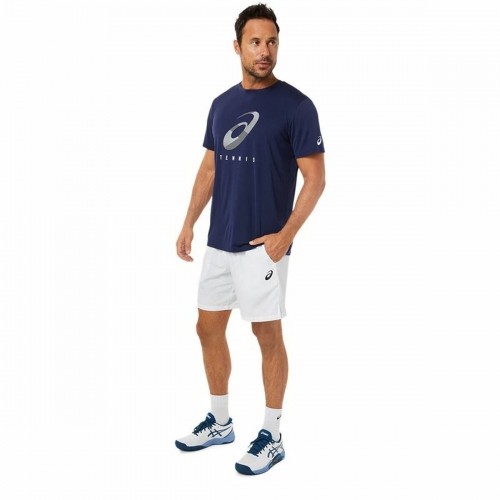 Men’s Short Sleeve T-Shirt Asics Court Blue image 5