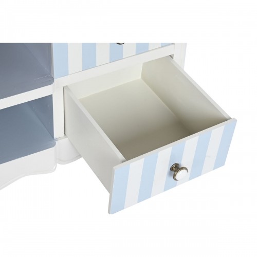 TV mēbeles DKD Home Decor Balts Debesu zils (120 x 48 x 60 cm) image 5