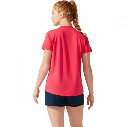 Women’s Short Sleeve T-Shirt Asics Core Crimson Red image 5
