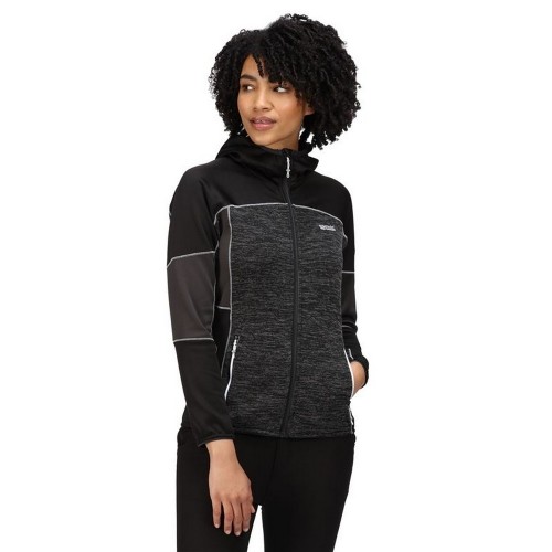 Women's Sports Jacket Regatta Walbury II Full Zip Black image 5