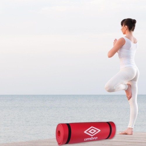 Umbro Red Fitness and Yoga Mat 190x58x1cm image 5