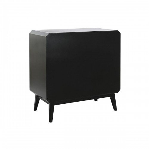 Chest of drawers DKD Home Decor Black Wood Modern (80 x 40 x 79,5 cm) image 5